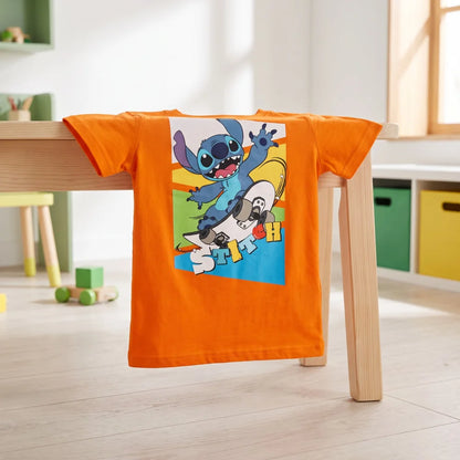 Disney Lilo und Stitch Jungen Kinder kurzarm T-Shirt Shirt Gr. 98-122 Baumwolle - WS-Trend.de