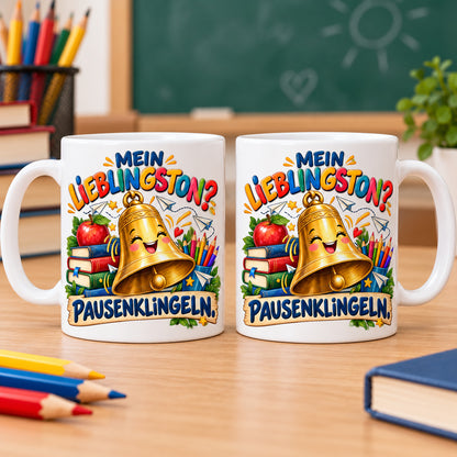 Lehrer Tasse Keramik 330 ml Geschenk Lehrerin Unterricht Spruch Kaffee