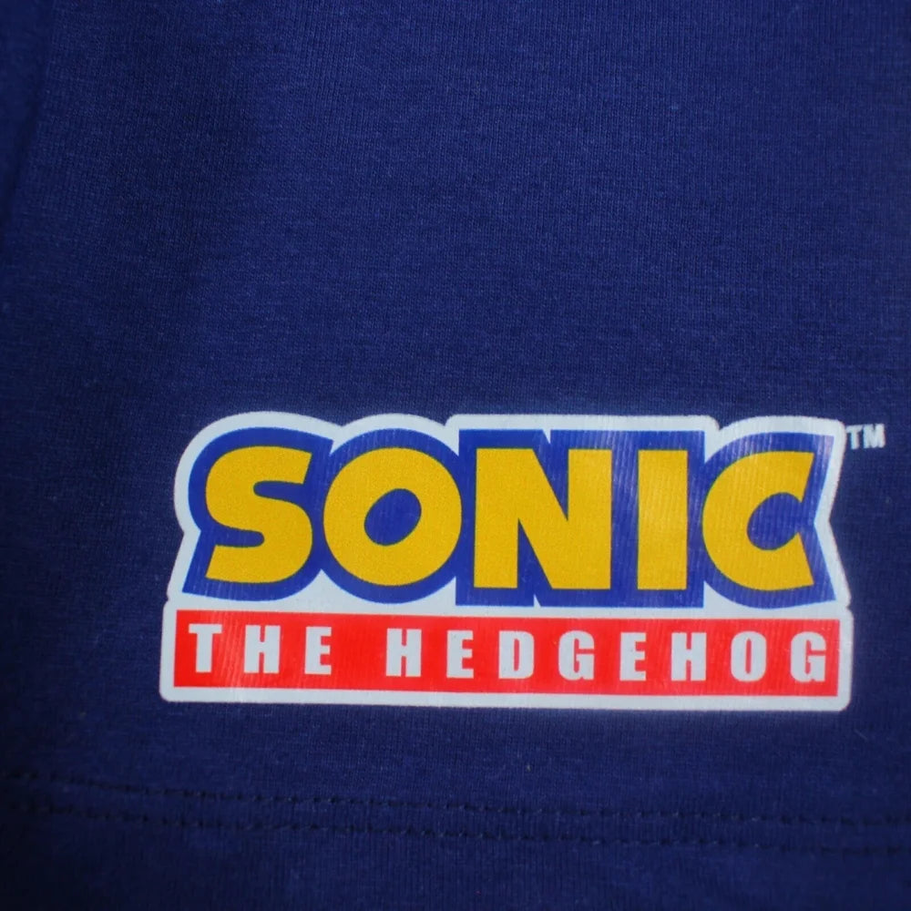 Sonic The Hedgehog Kinder kurz Pyjama Schlafanzug Gr. 98 bis 128 Baumwolle - WS-Trend.de