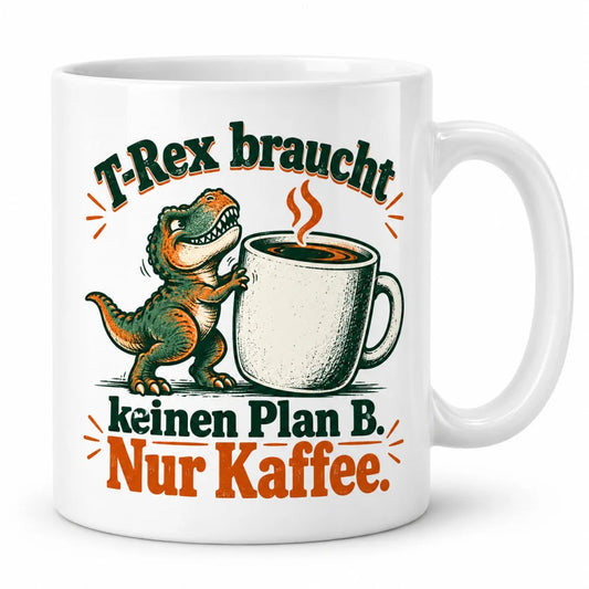 WS-Trend Dino Kaffeetasse lustiger Spruch Keramik 330 ml Geschenktasse - WS-Trend.de