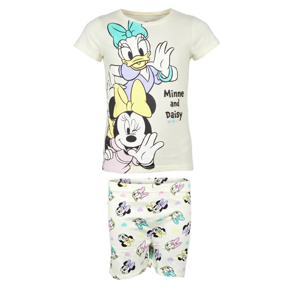 Disney Minnie Maus Daisy Kinder Schlafanzug Pyjama Gr. 104-134 100% Baumwolle - WS-Trend.de