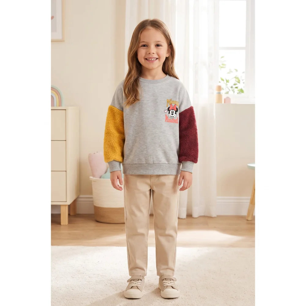 Disney Minnie Maus Mädchen Kinder Pullover Sweater Pulli Gr. 98 -128 - WS-Trend.de