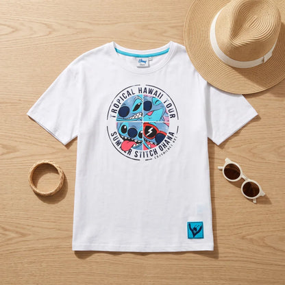 Print-Shirt Disney Stitch Damen kurzarm Shirt T-Shirt Gr. S-XL 100% Baumwolle - WS-Trend.de