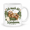 WS-Trend Berliner Faultier Tasse lustiger Spruch Keramik 330 ml witzig
