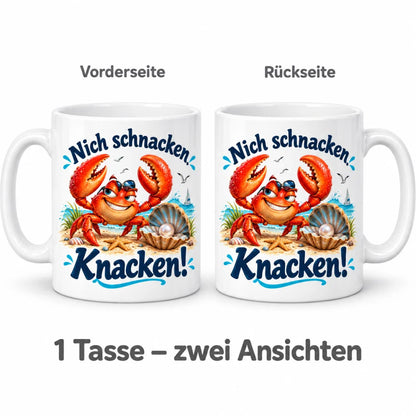 WS-Trend Krabbe Tasse mit lustigem Spruch Keramik 330 ml Geschenktasse - WS-Trend.de