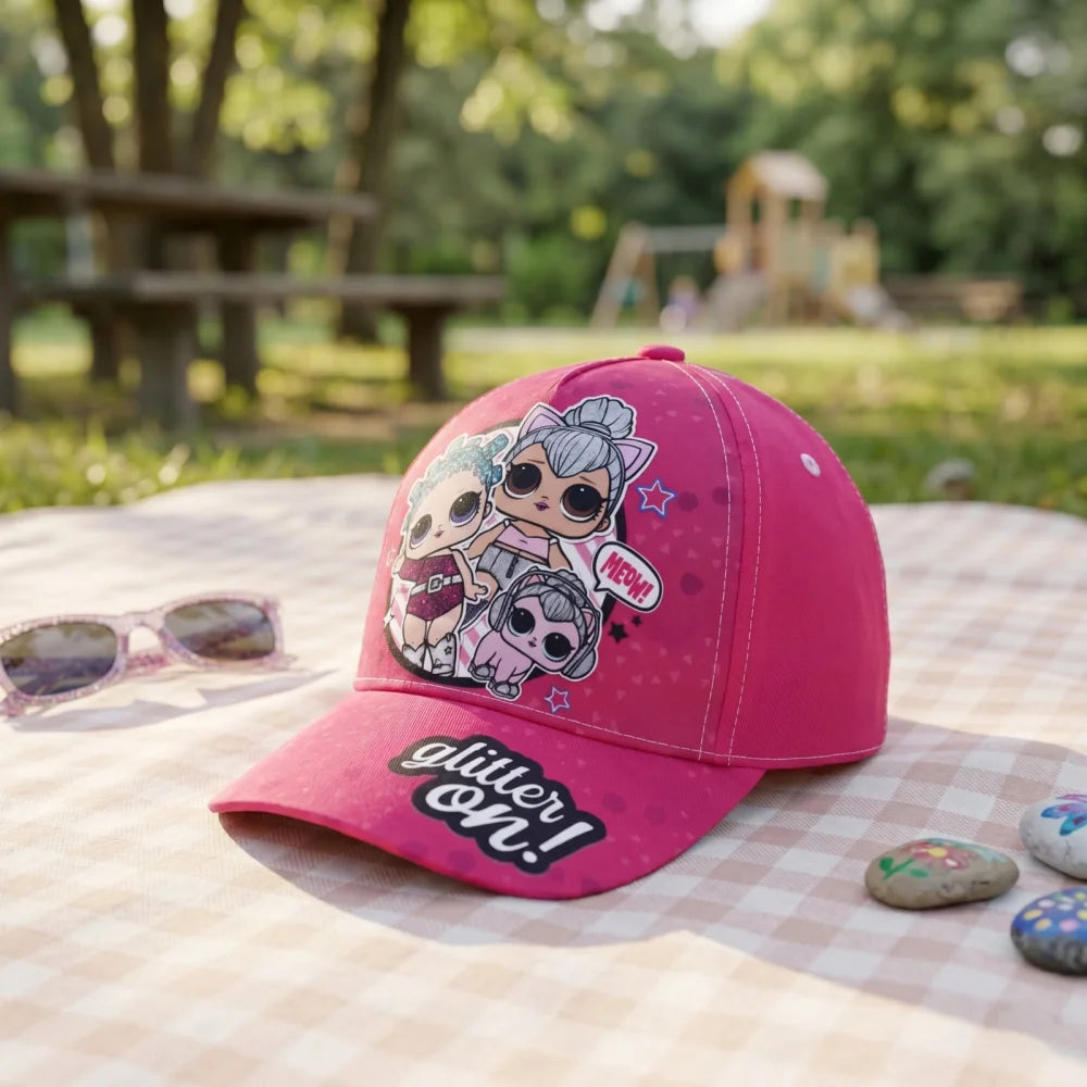 LOL Surprise Glitter ON! Kinder Mädchen Basecap Gr. 52 bis 54 - WS-Trend.de