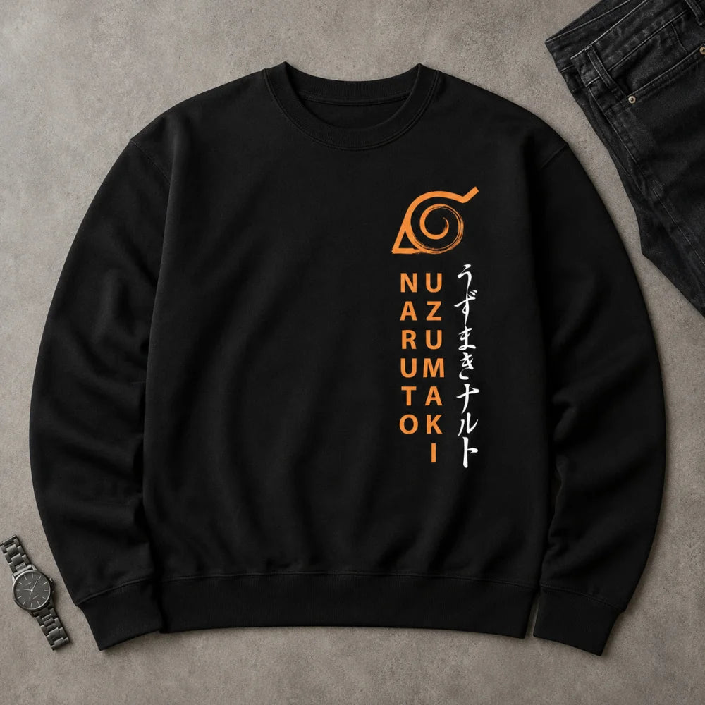 Anime Naruto Uzumaki Shippuden Herren Pullover Sweater Pulli Gr. M-XXL - WS-Trend.de