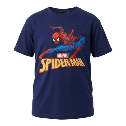 Marvel Spiderman Kinder Jungen T-Shirt Kurzarm Shirt Gr. 98 bis 128 Baumwolle - WS-Trend.de