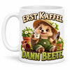 Garten Tasse Spruch Keramik 330ml Geschenk Datscha Schrebergarten bunt