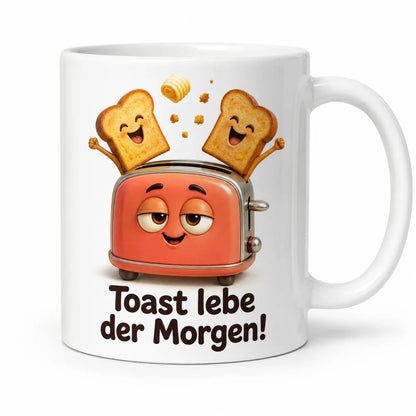 Morgen-Toaster Tasse - kreatives 3D-Motiv - 330 ml beidseitig bedruckt - WS-Trend.de