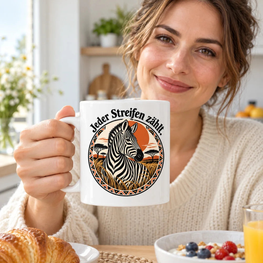 WS-Trend Afrika Tasse Keramik 330 ml mit Spruch 10 Motive als Geschenk - WS-Trend.de