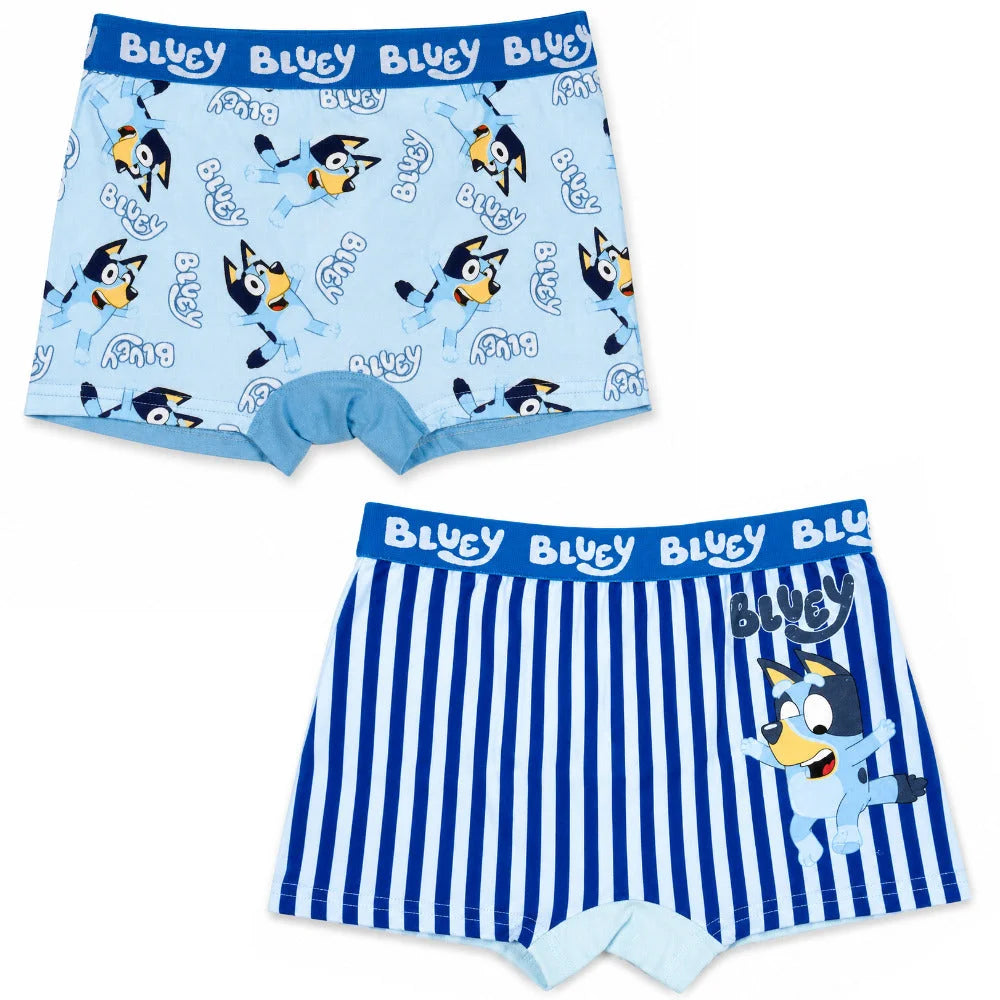Bluey Jungen Boxershorts Unterhosen 2er-Pack Gr. 104–116 Baumwolle - WS-Trend.de