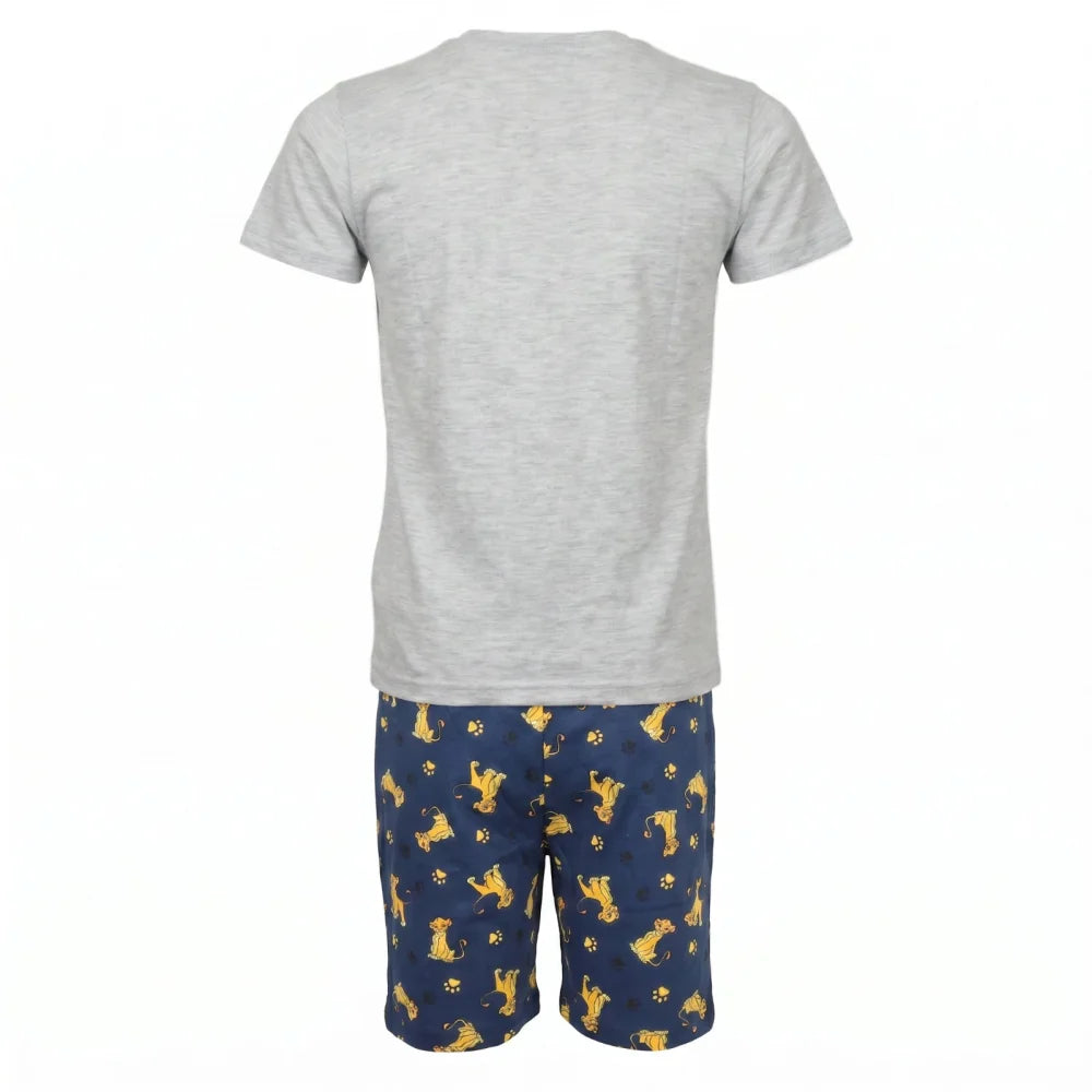 König der Löwen Simba Kinder kurzarm Schlafanzug Pyjama 98 -128 Baumwolle - WS-Trend.de