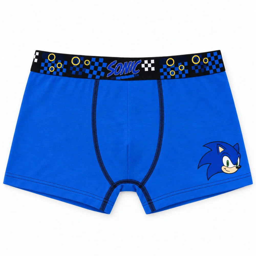 Sonic the Hedgehog Jungen Boxershorts Unterhose 2er Pack Gr. 98-128 - WS-Trend.de