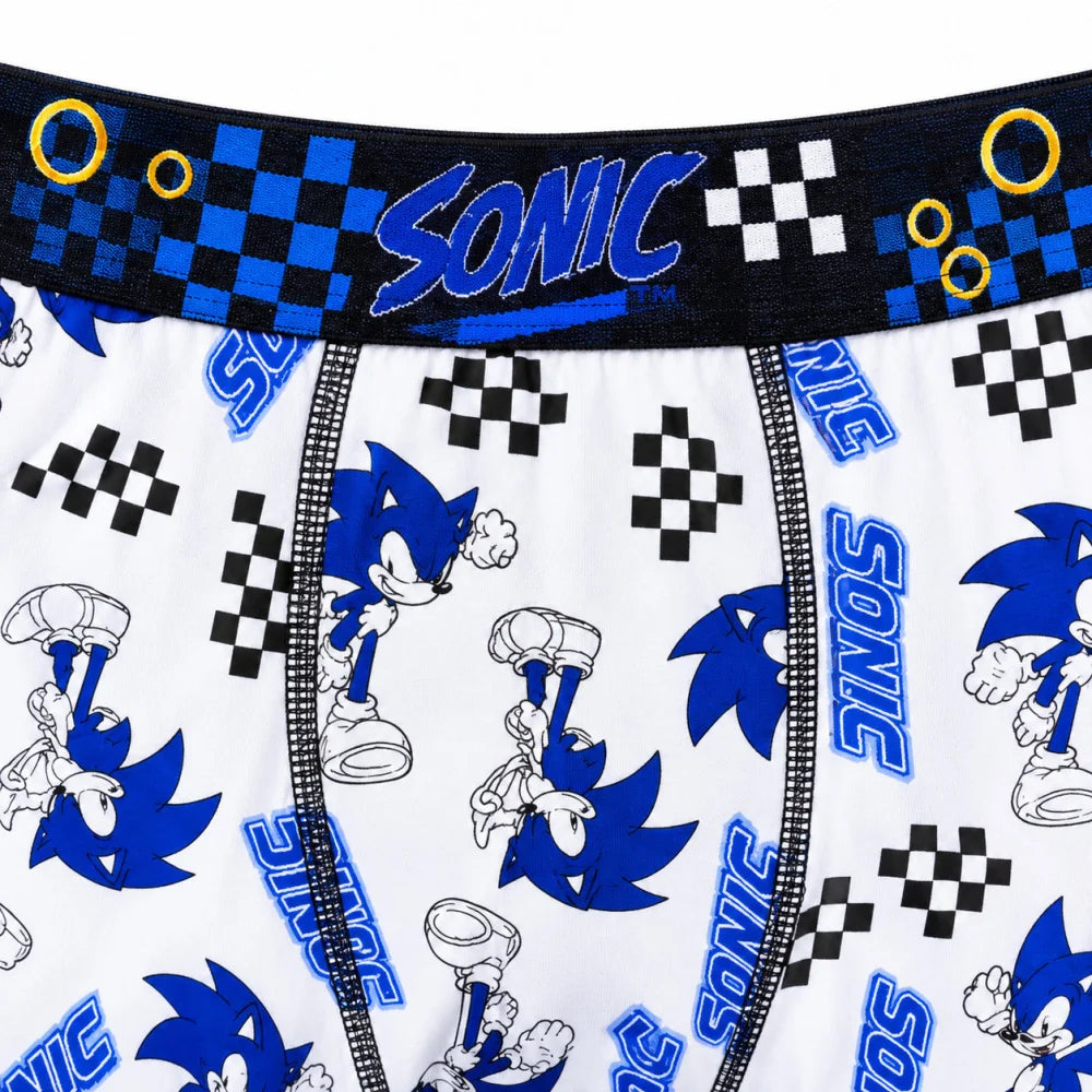 Sonic the Hedgehog Jungen Boxershorts Unterhose 2er Pack Gr. 98-128 - WS-Trend.de