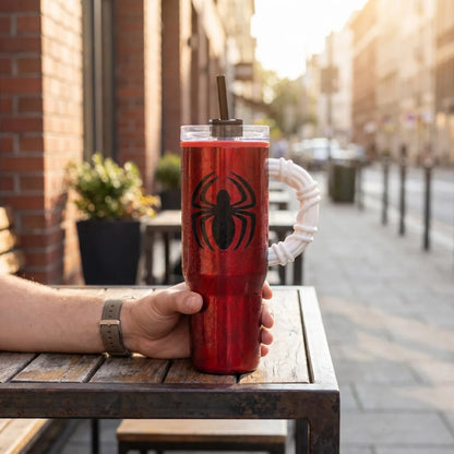 Marvel Spiderman Edelstahl XL Iso Kaffeebecher Thermobecher To-Go 770 ml - WS-Trend.de