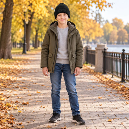 Fortnite Jungen Wintermütze Beanie Schwarz mit Logo-Patch Gr. 54–56 - WS-Trend.de