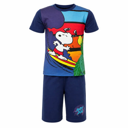 Peanuts Snoopy Kinder Sommerset Shorts plus T-Shirt 100% Baumwolle - WS-Trend.de