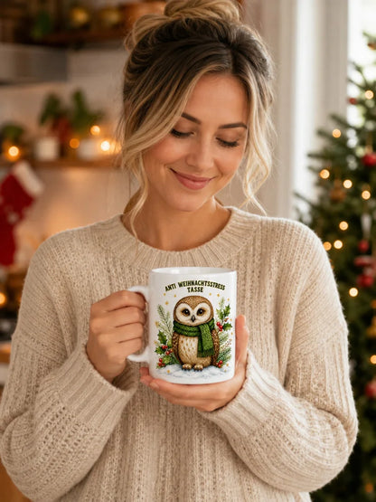 Anti Weihnachtsstress Tasse Weihnachten – Tiere Aquarell - WS-Trend.de