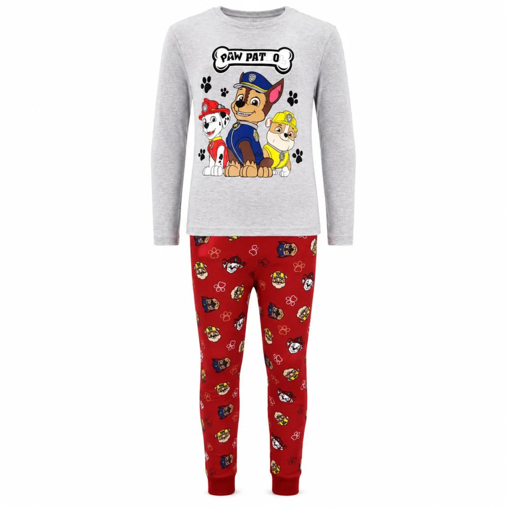 Schlafanzug PAW PATROL Kinder Jungen Pyjama Nachtwäsche Gr. 98,128 - WS-Trend.de