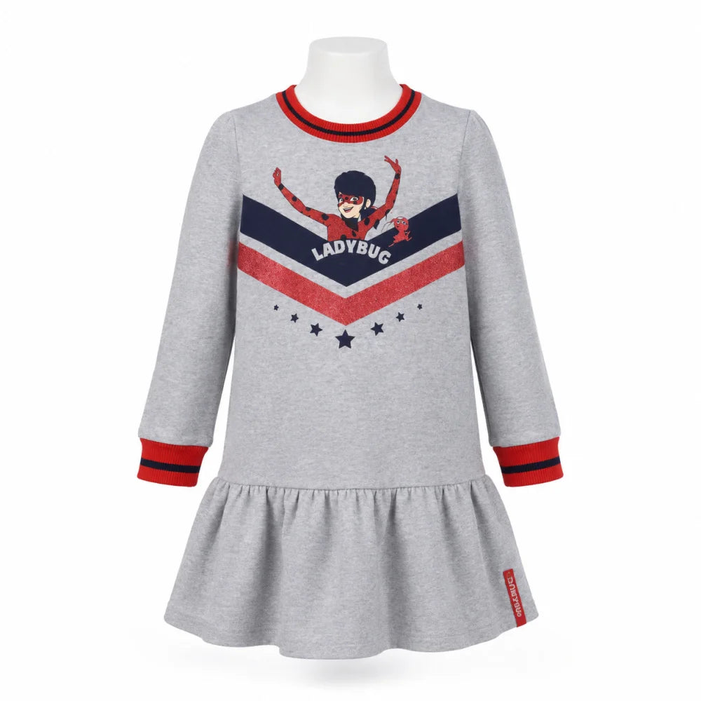 Sommerkleid Miraculous - Ladybug Kinder Mädchen Kleid Gr. 104-128 - WS-Trend.de