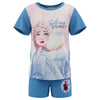 Disney Die Eiskönigin Elsa Kinder kurzarm Schlafanzug Pyjama 98-128 Baumwolle