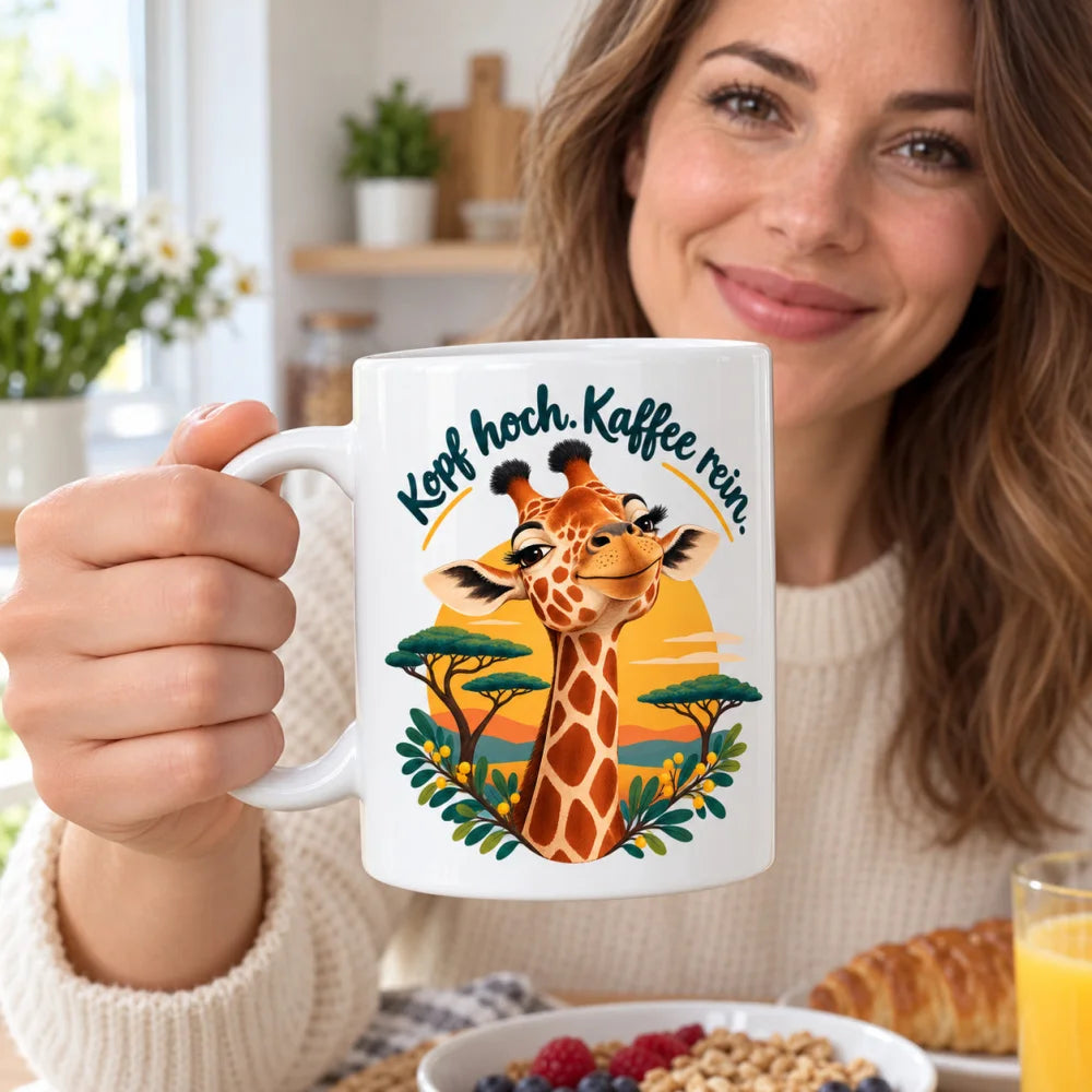 WS-Trend Afrika Tasse Keramik 330 ml mit Spruch 10 Motive als Geschenk - WS-Trend.de