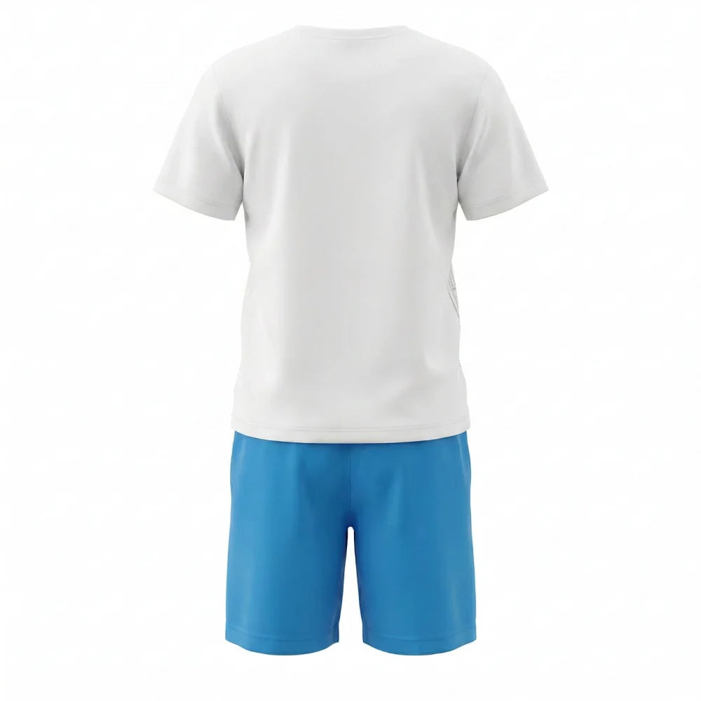 DC Comics Superman Kinder Jugend kurzarm Pyjama Schlafanzug 116-128 Shirt Shorts - WS-Trend.de