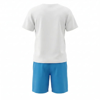 DC Comics Superman Kinder Jugend kurzarm Pyjama Schlafanzug 116-128 Shirt Shorts - WS-Trend.de