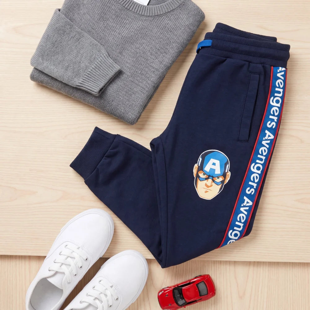Marvel Avengers Captain America Jungen Kinder Jogginghose Sporthose Hose 104-110 - WS-Trend.de