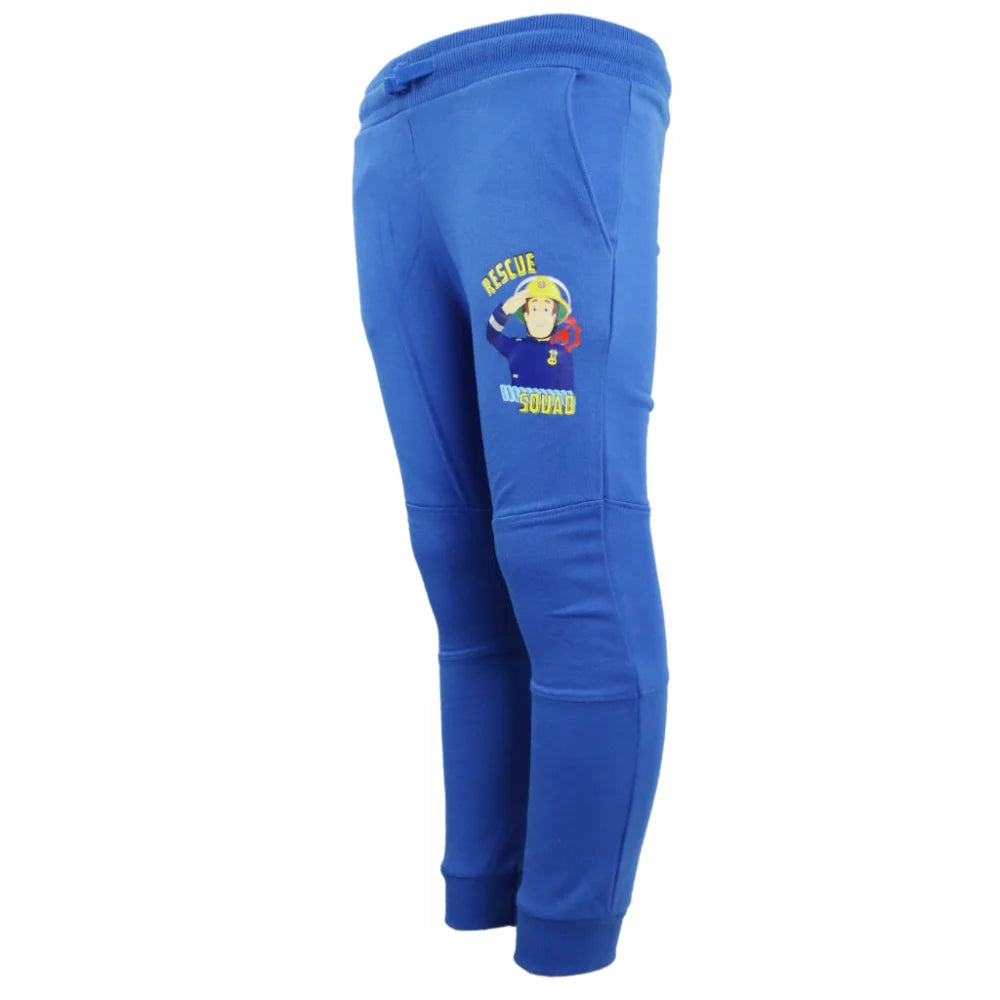 Feuerwehrmann Sam Jungen Kinder Jogginghose Sporthose Hose 98-128 Blau - WS-Trend.de