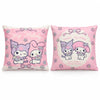 Kuromi und My Melody Wendekissen Polyester Rosa 40x40 cm