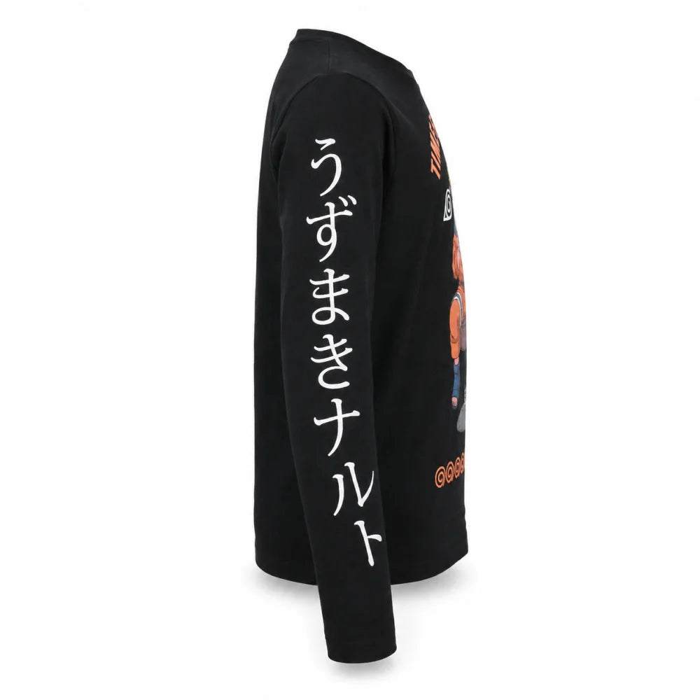 Print-Shirt Naruto Anime Shippuden Kinder Jungen Shirt Langarmshirt 100% Baumwolle - WS-Trend.de