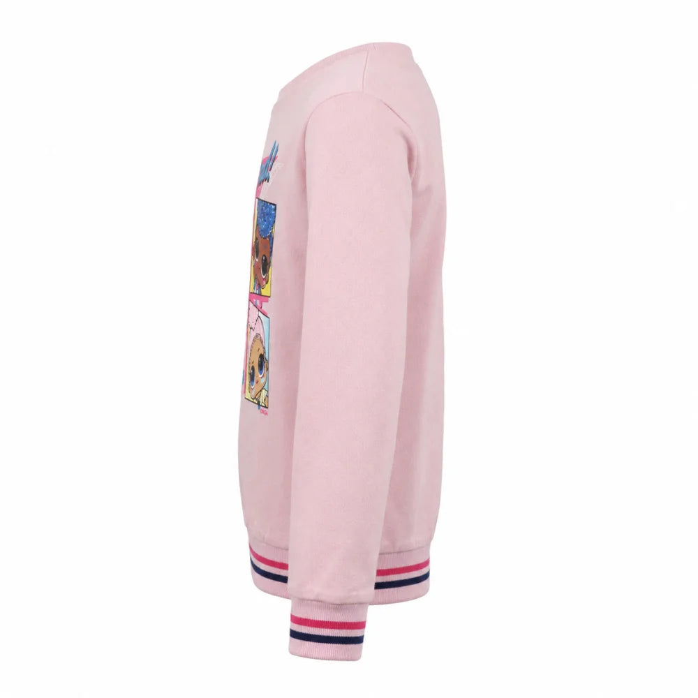 Sweater L.O.L. SURPRISE! LOL Surprise Kinder Mädchen Pullover Rosa Blau 100% Baumwoll - WS-Trend.de