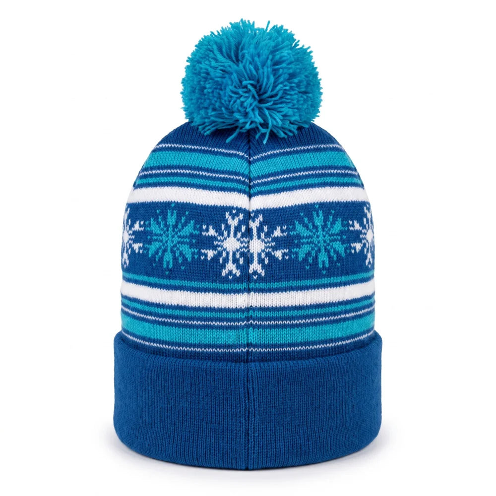 Disney Die Eiskönigin Elsa Bommelmütze für Kinder Blau 52 oder 54 cm - WS-Trend.de
