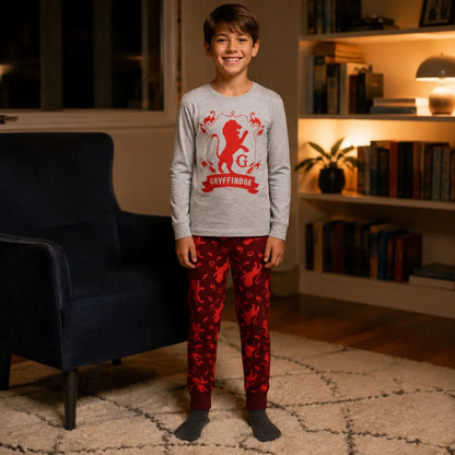 Harry Potter Gryffindor Slytherin Mädchen Pyjama - WS-Trend.de