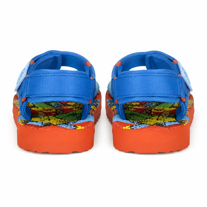 Marvel Avengers Kinder Sandalen Latschen Hausschuhe Klett Gr. 25 bis 32 - WS-Trend.de
