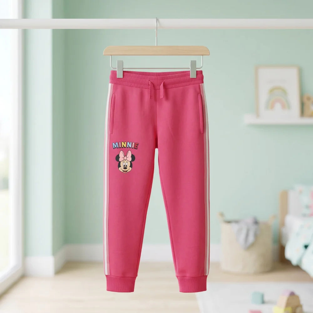 Disney Minnie Maus Kinder Jogginghose Sporthose Hose 104 bis 116 Rosa Grau - WS-Trend.de