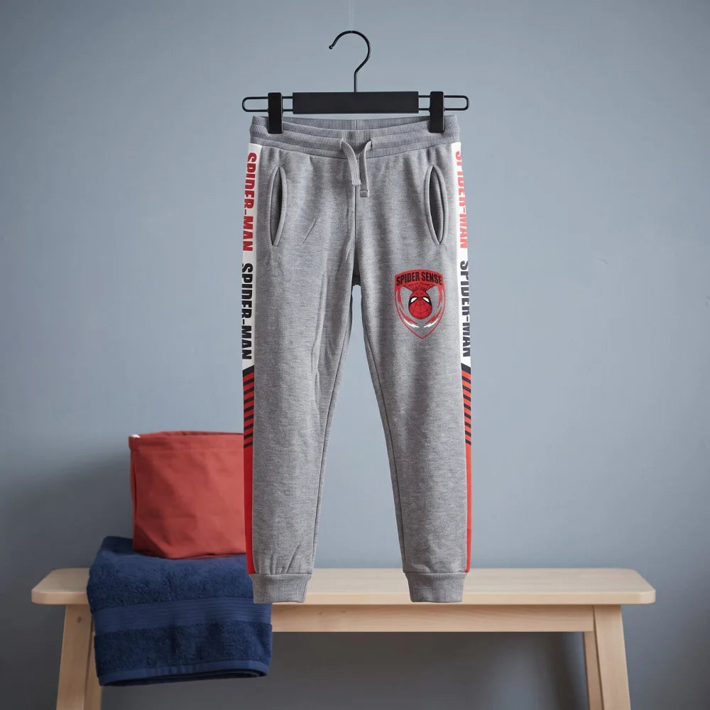 Marvel Spiderman Jungen Kinder Jogginghose Sporthose Hose 128-134 Blau oder Grau - WS-Trend.de