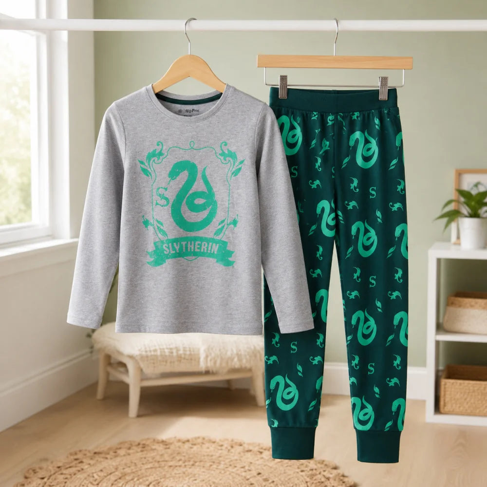 Harry Potter Gryffindor Slytherin Mädchen Pyjama - WS-Trend.de