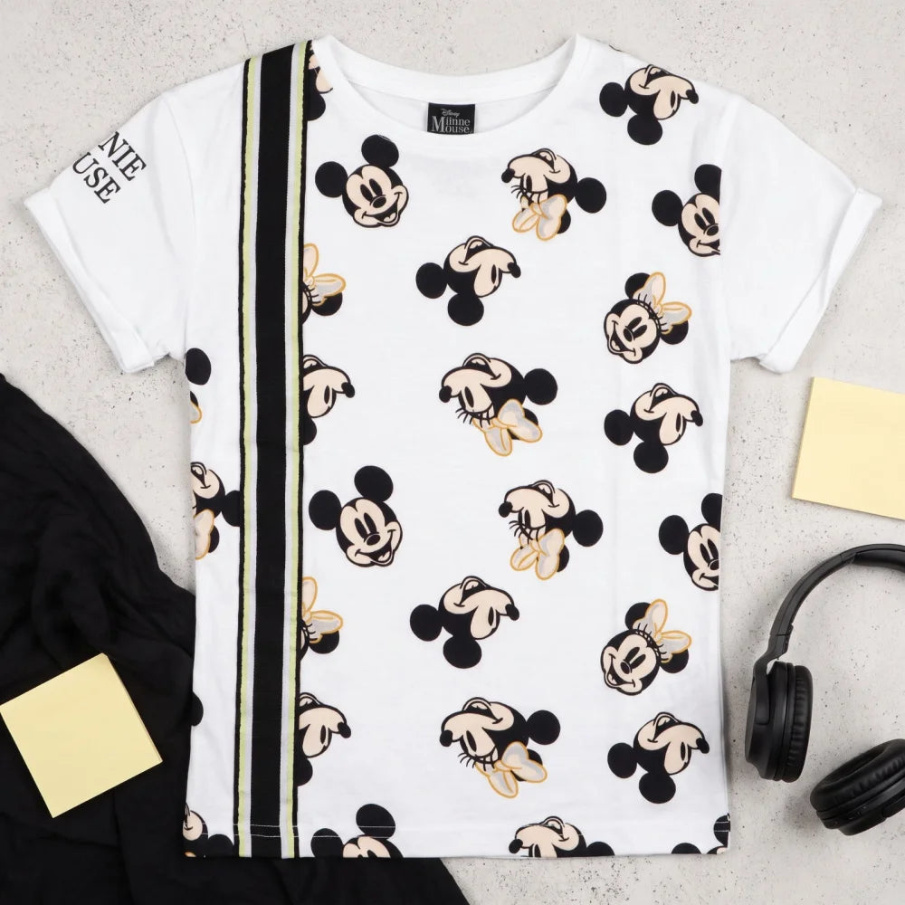 Disney Minnie Maus Mädchen kurzarm T-Shirt Top Tops Gr. 134-164 Baumwolle - WS-Trend.de