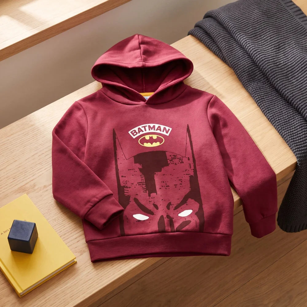Kapuzenpullover DC Comics Batman Kinder Hoodie Pulli Gr. 104 - 4 Jahre - WS-Trend.de