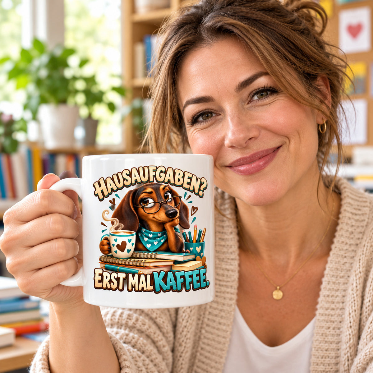Lehrer Tasse Keramik 330 ml Geschenk Lehrerin Unterricht Spruch Kaffee