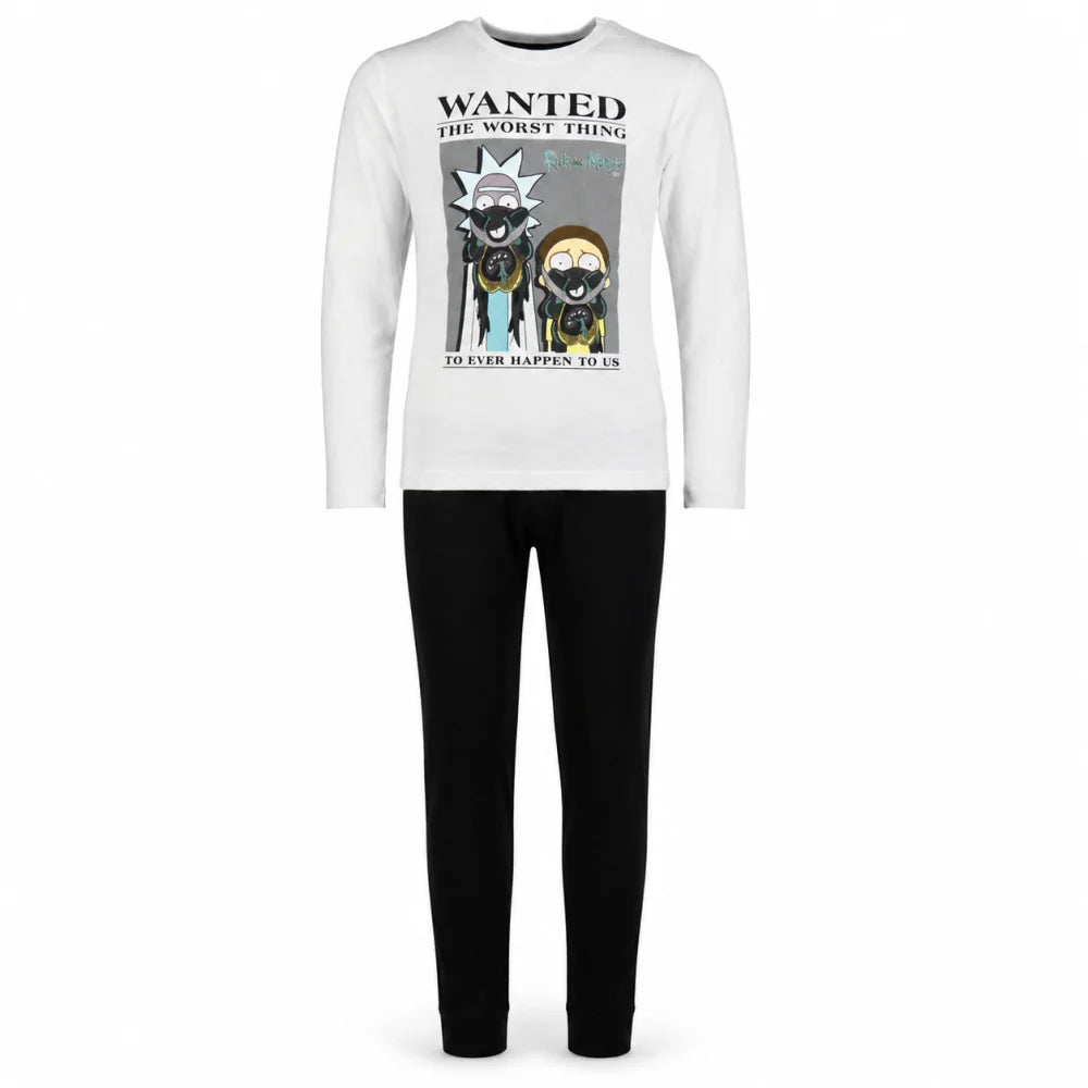 Schlafanzug Rick and Morty Kinder Jugend langarm Pyjama - WS-Trend.de