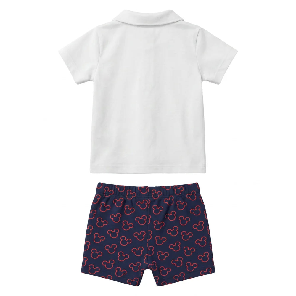 Disney Mickey Maus Baby 2tlg.Set Kleinkind T-Shirt plus Shorts Gr. 62 - 68 - WS-Trend.de