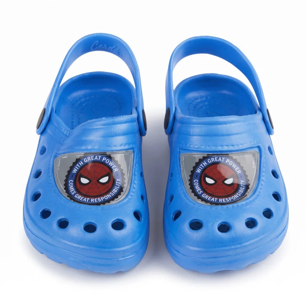 Marvel Spiderman Jungen Clogs - Kinder Sandalen Badeschuhe Latschen Gr. 24-25 - WS-Trend.de