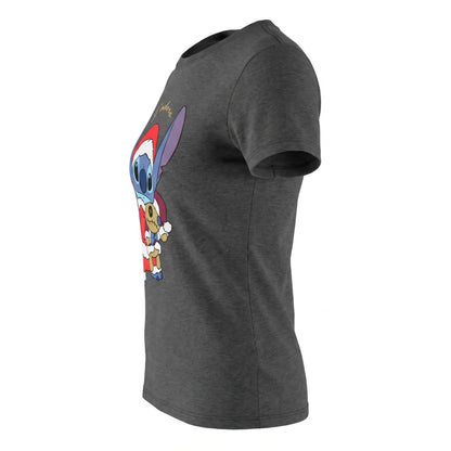 Disney Stitch Damen Weihnachten kurzarm Shirt T-Shirt Gr. S-XL - WS-Trend.de