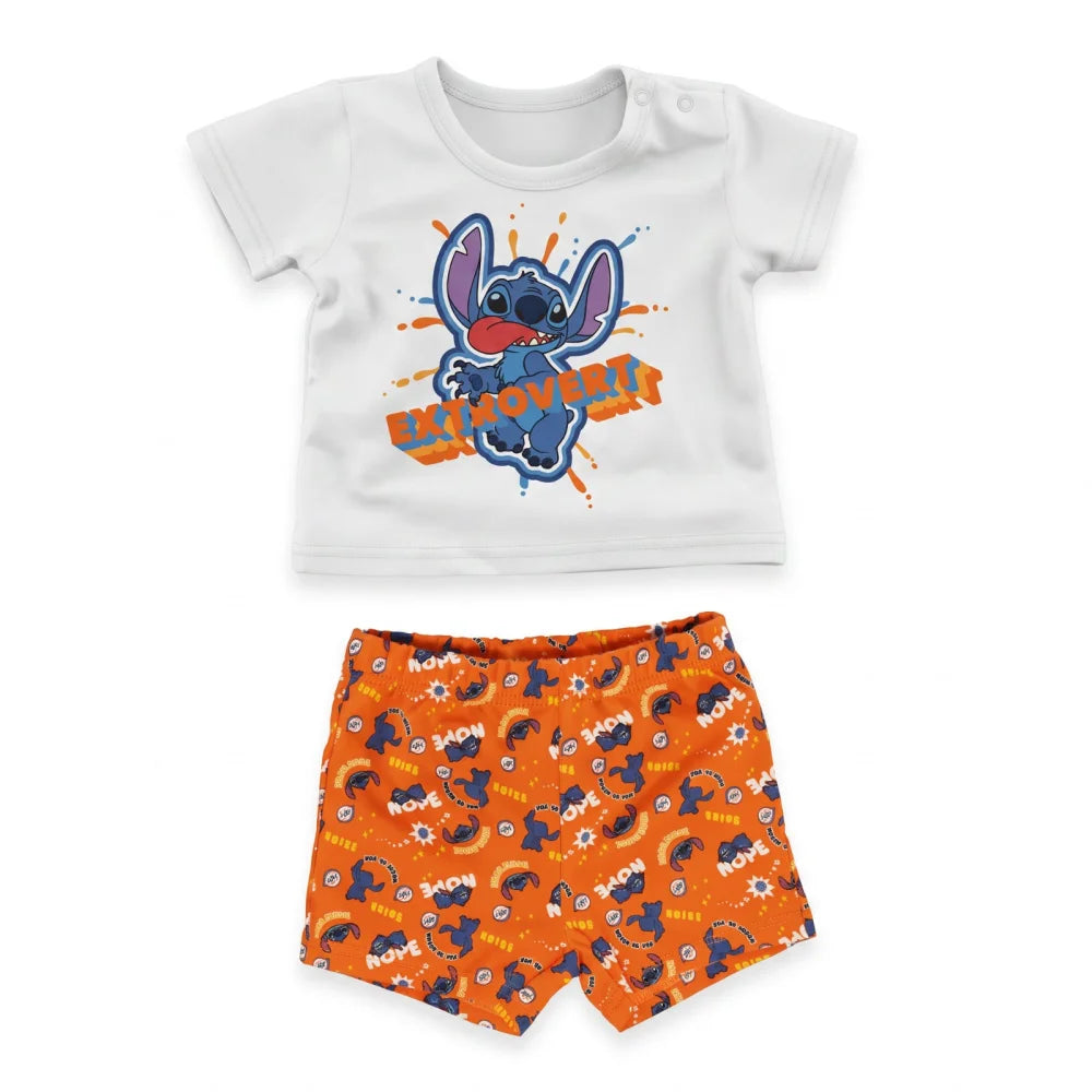 Disney Stitch Baby Sommerset Shorts plus T-Shirt Gr. 68 oder 80 -100% Baumwolle - WS-Trend.de