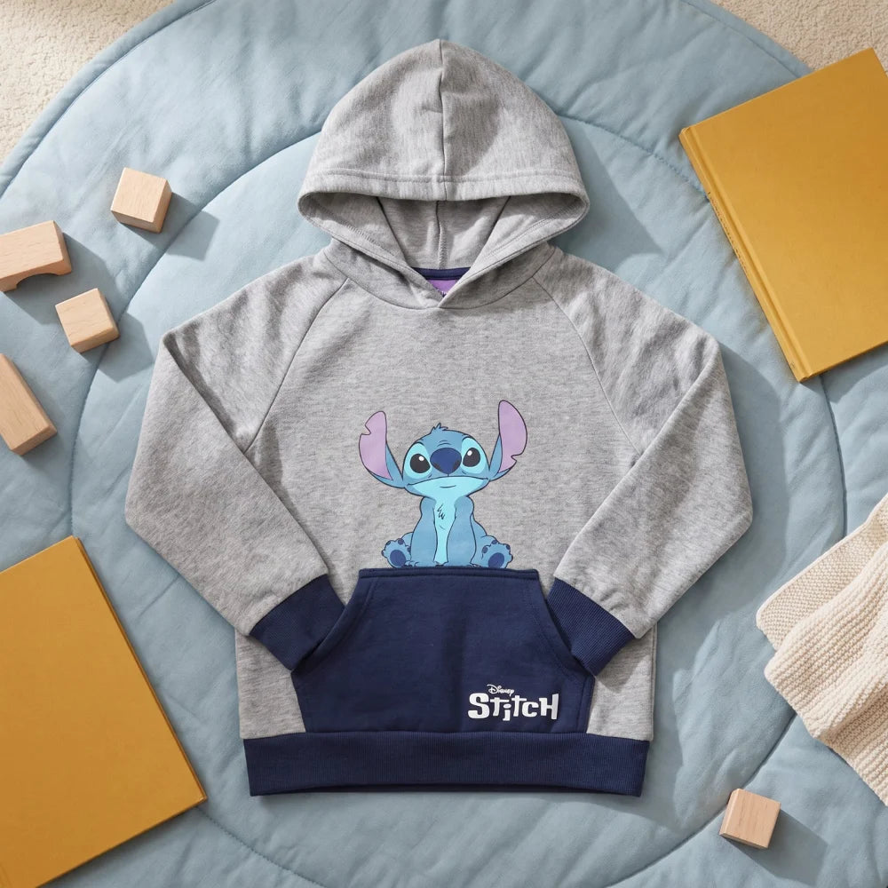Kapuzenpullover Disney Lilo und Stitch Kinder Jungen Hoodie Kapuzepullover Gr. 92-98 - WS-Trend.de