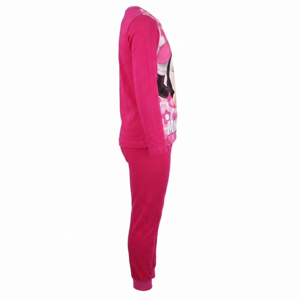 Schlafanzug Disney Minnie Maus Kinder Pyjama lang - WS-Trend.de